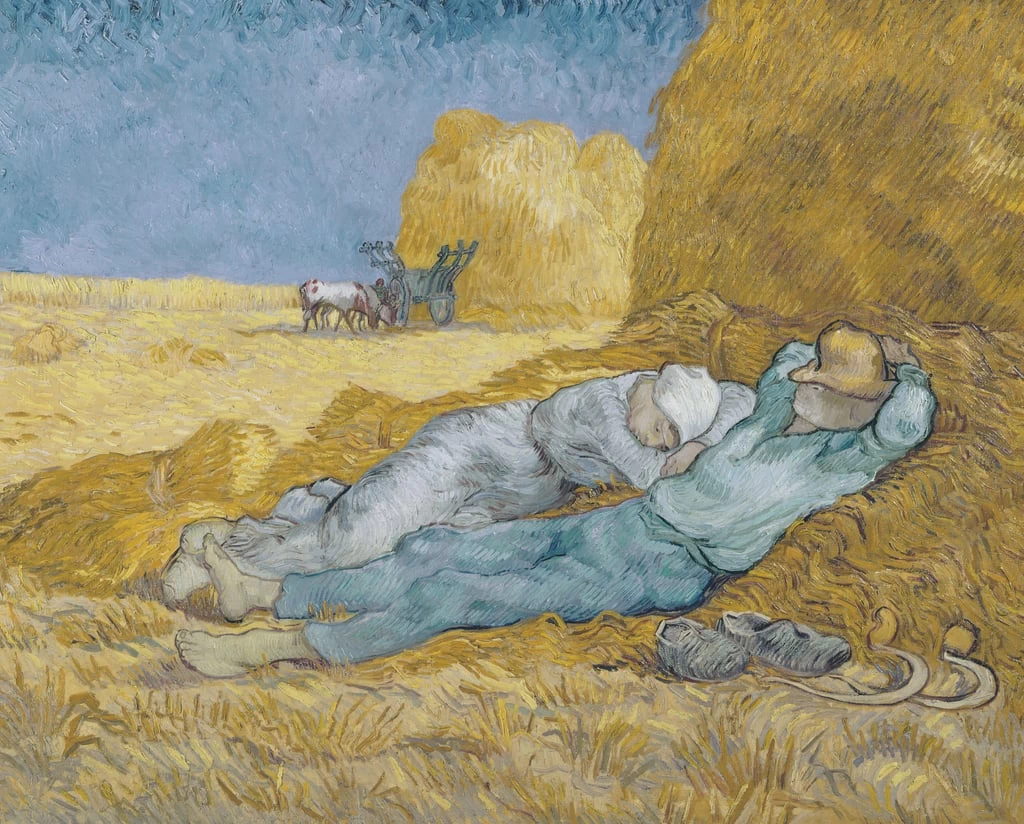 153-Vincent van Gogh-Mezzogiorno, 1890 - Musee d'Orsay, Paris  